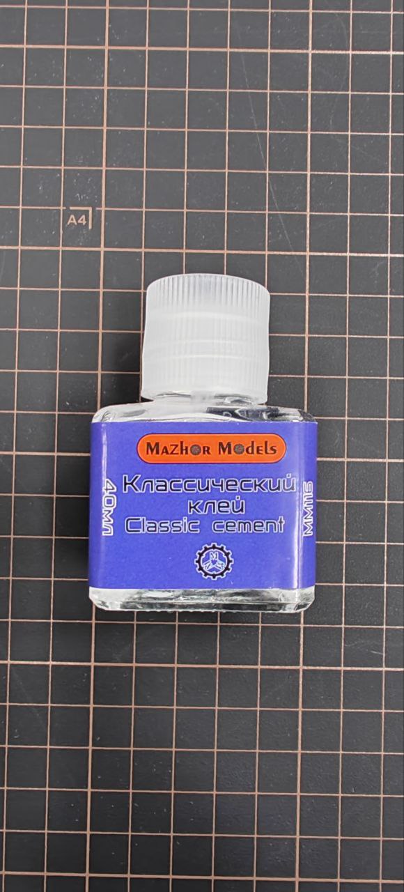 MM116  клей  Клей классический стекло+кисть 40мл.