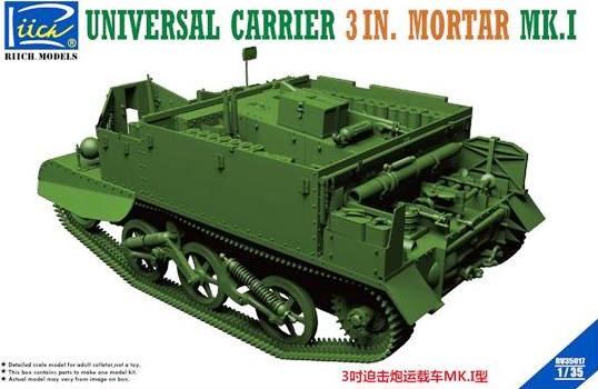 RV35017  техника и вооружение  Universal Carrier 3 inch mortar Mk. I  (1:35)