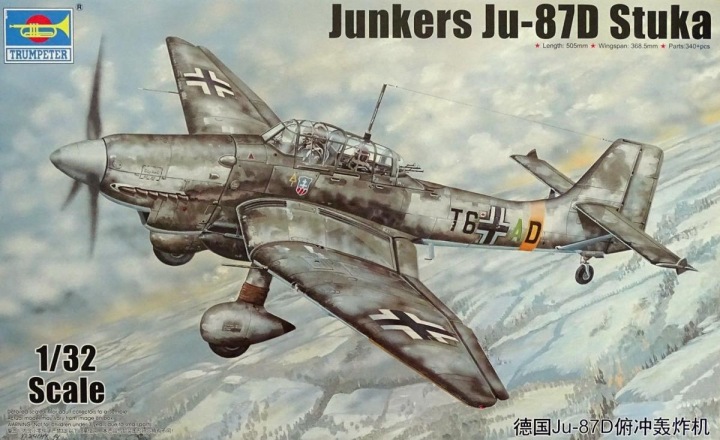 03217  авиация  Junkers Ju-87D STUKA  (1:32)
