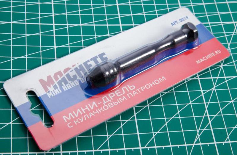 0019  ручной инструмент  Мини-дрель с кулачковым патроном