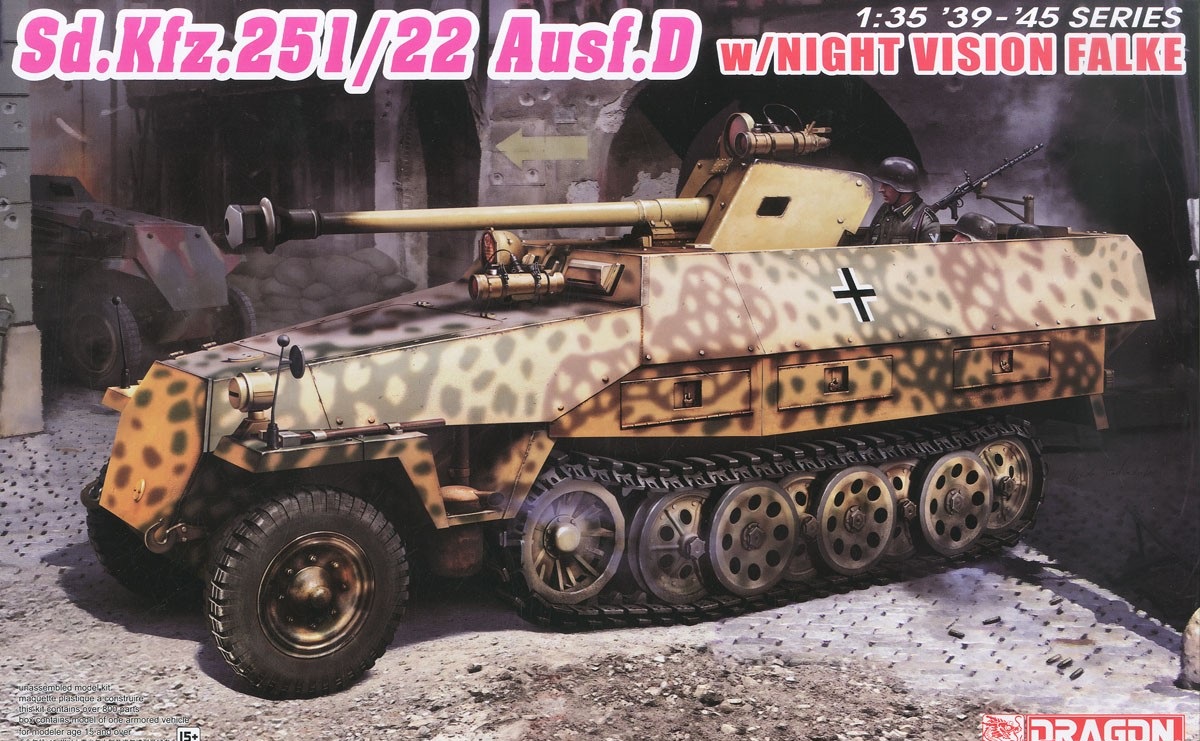 6994  техника и вооружение  Sd.Kfz. 251/22 Ausf. D w/Night Vision Falke  (1:35)