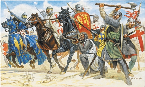 6009  фигуры  CRUSADERS (11TH CENTURY) (1:72)