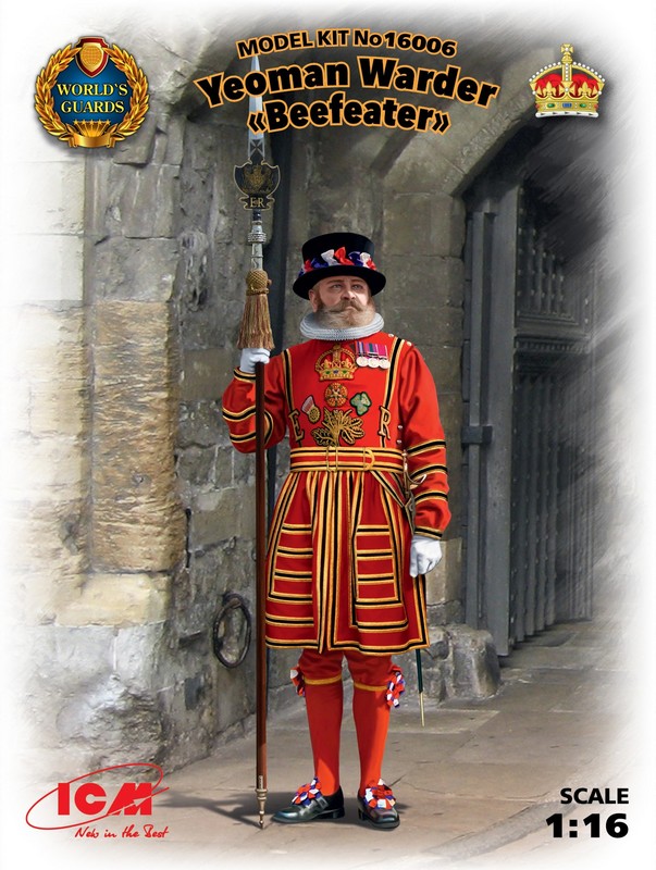 16006  фигуры  Yeoman Warder “Beefeater”  (1:16)