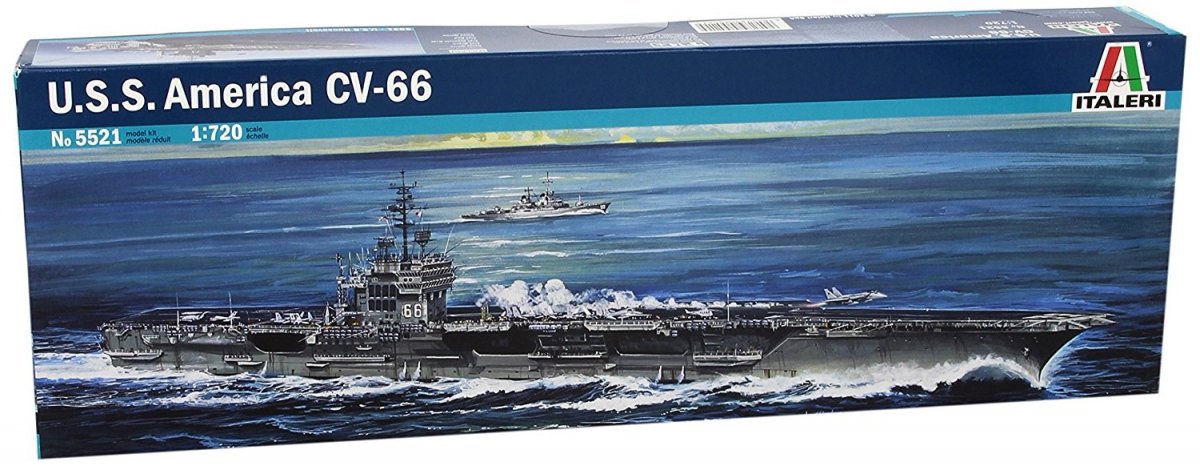 5521  флот  U.S.S. AMERICA CV-66 (1:720)