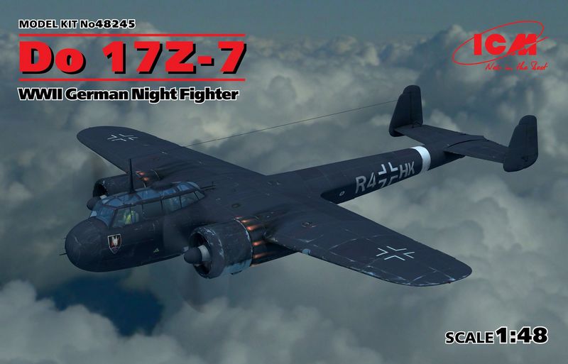 48245  авиация  Do-17Z-7 WWII German Night Fighter  (1:48)