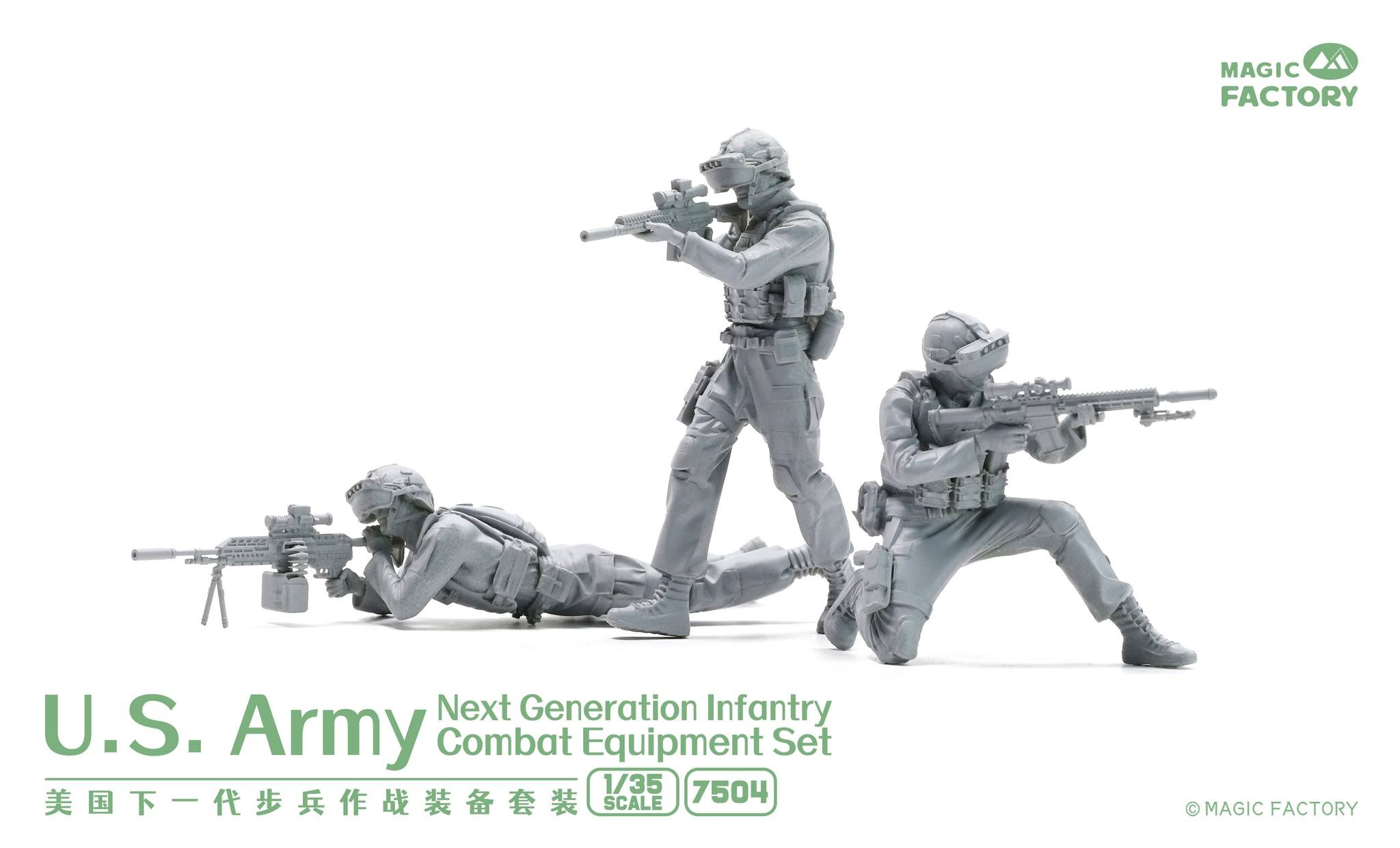 7504  фигуры  U.S Army Next Generation Infantry Equipment Set  (1:35)