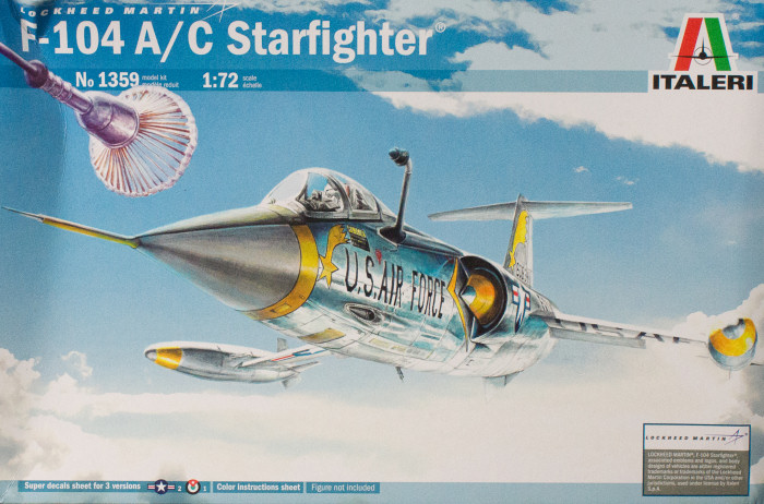 1359  авиация  F-104A/C Starfighter (1:72)