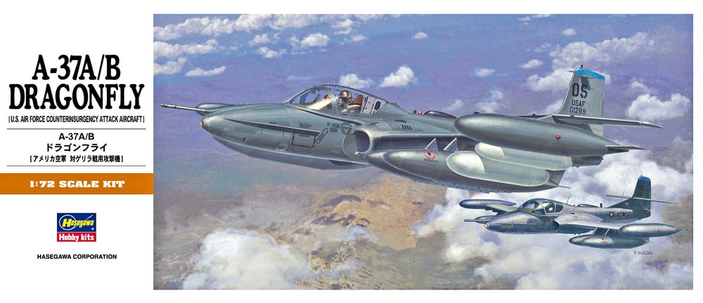 00142  авиация  A-37A/B Dragonfly  (1:72)