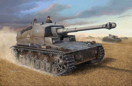 00348  техника и вооружение  САУ  German PZ.SFL. IV A "Dicker Max"  (1:35)