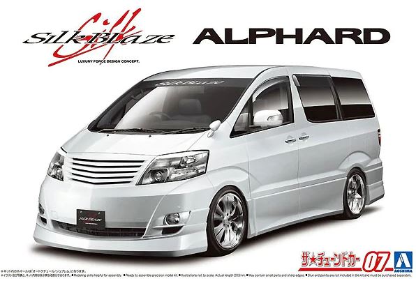 05873  автомобили и мотоциклы  Silk Blaze MNH/ANH10 15W Alphard '05  (1:24)