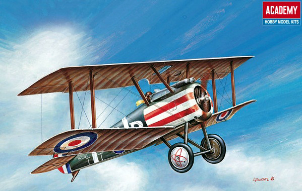 12447  авиация  SOPWITH CAMEL WWI FIGHTER (1:72)