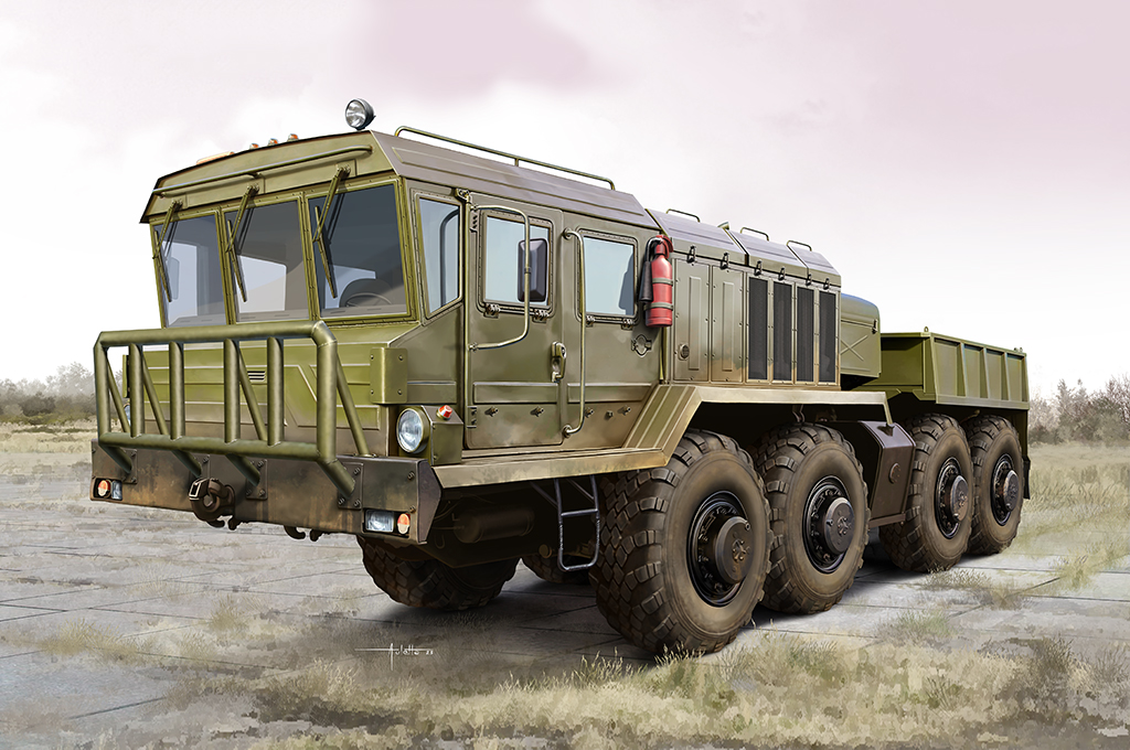 01090  техника и вооружение  KZKT-74282 Heavy Tractor  (1:35)