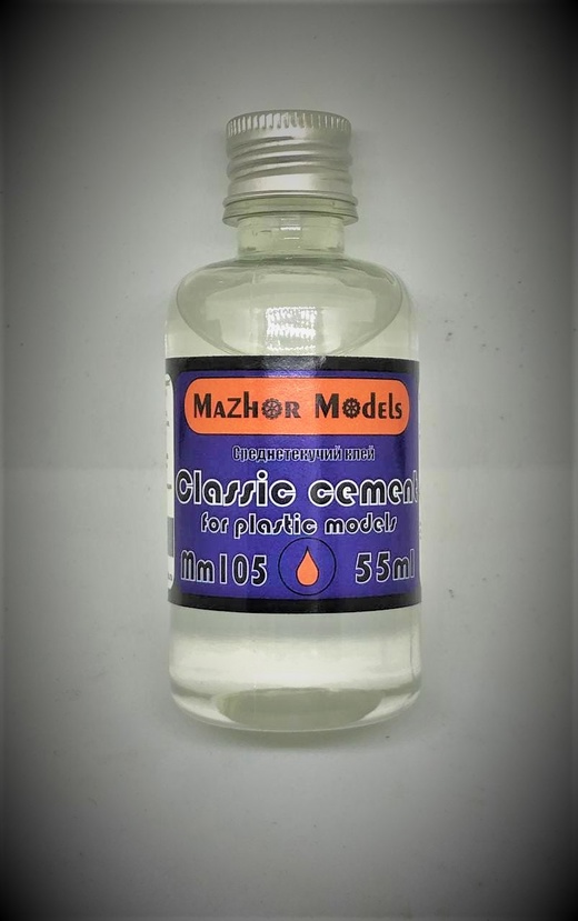 MM105  клей  Classic cement (Среднетекучий клей)  55 мл.