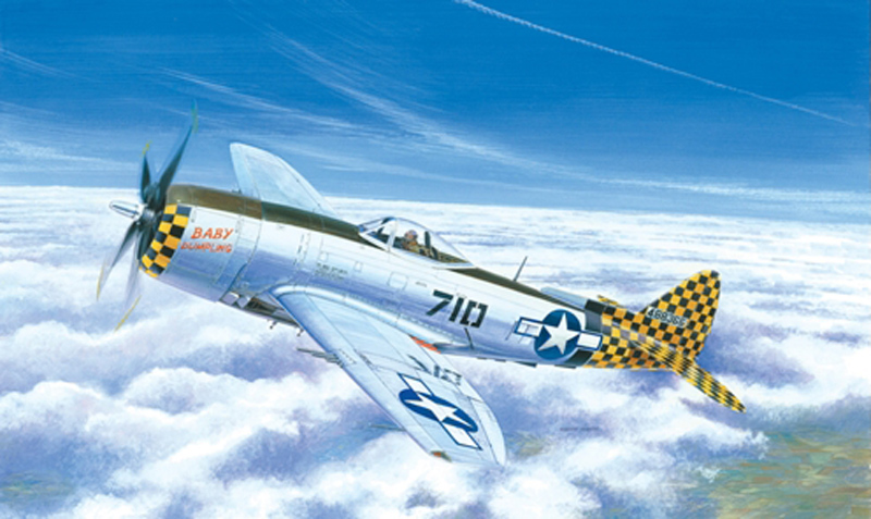 1240  авиация  P-47N Thunderbolt  (1:72)